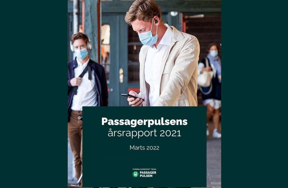 Forsiden af Passagerpulsens årsrapport 2021