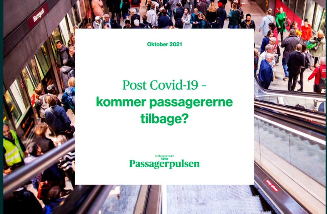 Forsiden af undersøgelsen 'passagerernes oplevelse med kollektiv transport under covid-19'