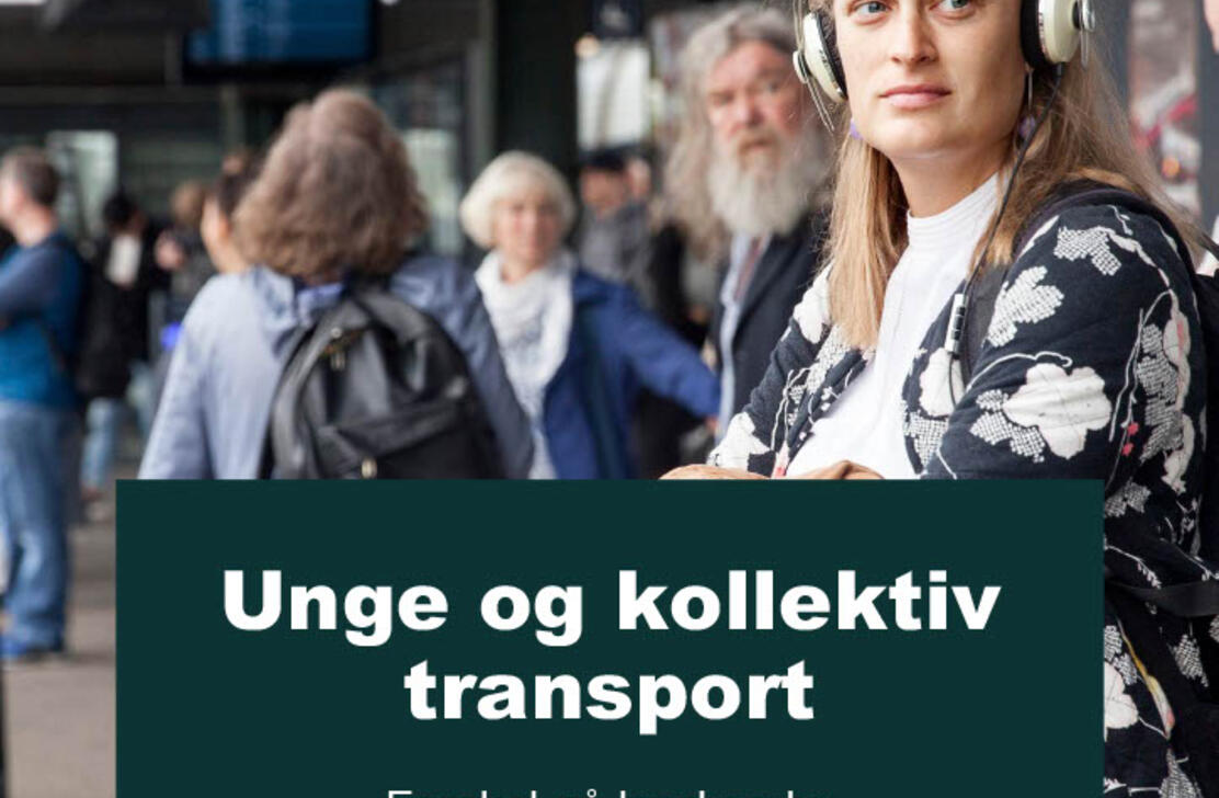 Forside til rapport om unge og kollektiv transport - forskel på land og by